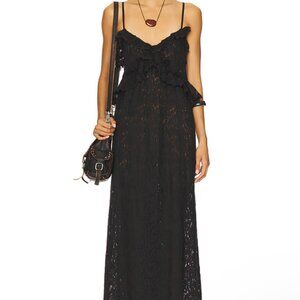 SPELL Lux Lisbon Lace Strappy Maxi Dress